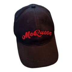アレキサンダーマックイーン　Alexander McQueen キャップ　黒のサムネイル