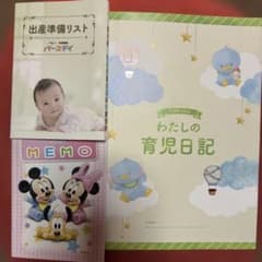 赤ちゃん バースデイ 冊子 出産準備リスト 私の育児日記 ディズニーMEMO