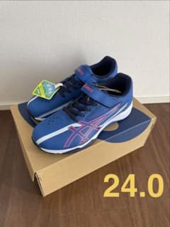 asics スニーカー 24.0cm ブルーのサムネイル