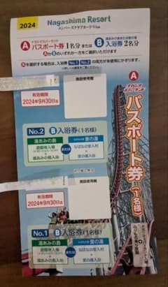 ナガシマスパーランドパスポートのサムネイル