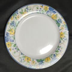 ​【美品】3枚セットTOPCERAM トップセラム 花柄 大皿　27cmのサムネイル
