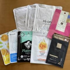 LET'S SKIN プレミアムQ10エッセンスマスク 6枚入り他多種のサムネイル