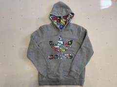 adidas グレー パーカー フード付きのサムネイル
