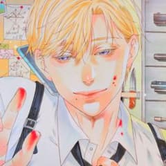 ル*ゃ様 オリジナル手描きアナログイラスト原画色紙　「愛する人からのcall」のサムネイル