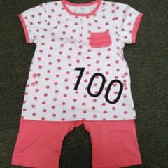 りんご柄 パジャマ 100cmのサムネイル