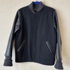 -Champion- ジャケット　レザー ウールブラック Mのサムネイル