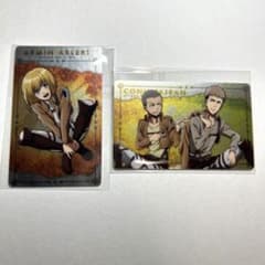 進撃の巨人 トレカ ウエハース アルミン コニー ジャンのサムネイル
