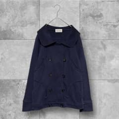 TSUMORI CHISATO/ツモリチサト スウェット生地 ジャケットネイビー 