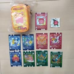 新品未使用】ぐるり森 ハムスタン黄ポーチ キラカード9枚