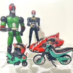 【希少】仮面ライダーブラックRX 超合金 カッとび バトルホッパー 他 当時物 仮面ライダー ブラック BLACK RX 超合金 カッとび バトルホッパー 当時