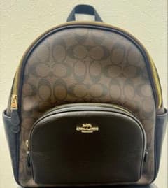 正規品】COACH コーチ リュック チャーリー シグネチャー ブラウン 