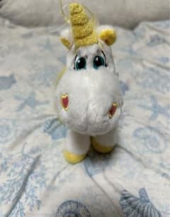 トイストーリー バターカップ ぬいぐるみバッジ マスコット キーホルダーのサムネイル
