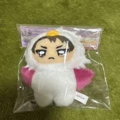 RT 151049ハイキュー!! 牛島若利 必勝だるま ぬいぐるみ ハイキュー!!】Chibiぬいおすわりマスコット 牛島 若利 | ハイキュー