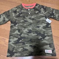 迷彩柄ラグランスリーブTシャツのサムネイル