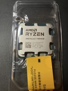 【新品未使用】AMD RYZEN7 7800X3D CPUのサムネイル