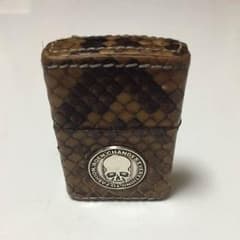 ROEN zippo スカル 天然パイソン革巻きのサムネイル
