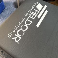 FIELDOOR 車中泊 マット 2枚組 厚さ 5cm 幅60cm 枕付きのサムネイル