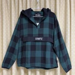 EXAMPLE チェック柄 チェックパーカー　新品未使用タグ付きのサムネイル