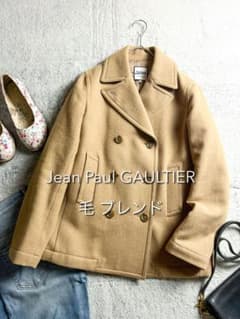 【Jean Paul GAULTIER】まち針刺繍 ピーコート ウールコート Jean Paul GAULTIER】まち針刺繍 ピーコート ウールコート - メルカリ