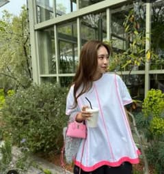 リンカブル❢LINKABLE．完売交渉可　カスタムフレアタグTシャツホワイト リンカブル❢LINKABLE．完売交渉可 カスタムフレアタグTシャツホワイト