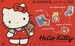 ハローキティ 第1回発売記念 ふみカード 500 信州版ふみカード　500のサムネイル