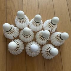 バドミントン中古シャトル10球 - メルカリ