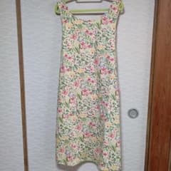 レディース　手作りロングエプロンのサムネイル