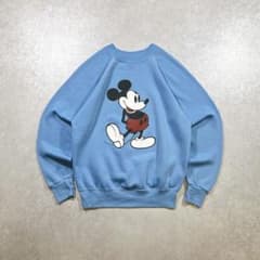 70s 80s USA製 Disney 白足ミッキー スウェット Mサイズ - メルカリ