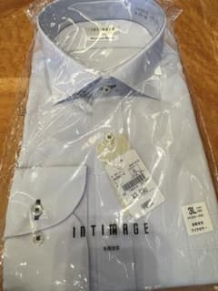 INTIMAGE ワイドカラーシャツ 3L カラームジのサムネイル