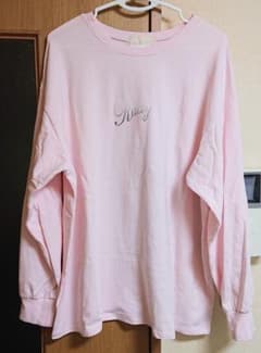 Rady ラメグラデーションロゴ ロンT ピンク S M L オーバーサイズのサムネイル