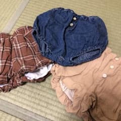 値下げ(*Ü*)tete a tete☆カボチャパンツ 3枚セットのサムネイル