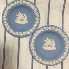 ウェッジウッド ジャスパー 小皿 2枚セット おまけでトートもお付けします。のサムネイル