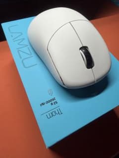 LAMZU THORN ホワイト ワイヤレスゲーミングマウス 1K 付属品完備のサムネイル