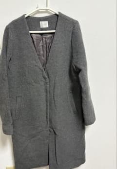 グレー ロングコート Lサイズのサムネイル