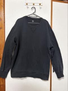 UNIQLO ユニクロ スウェットシャツ XL ブラック トレーナーのサムネイル