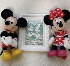 ディズニーグッズ　ぬいぐるみ　ミッキー　ミニーのサムネイル