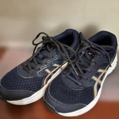 asics(アシックス) キッズスニーカー 22.5cm ネイビー 運動靴のサムネイル
