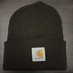 Carhartt ダークブラウン ニット帽のサムネイル