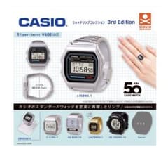 CASIO ウォッチリングコレクション 3rd Edition A158WA-1のサムネイル