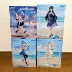 Summer pockets フィギュア 4体セット 久島鴎 鳴瀬しろは 空門蒼