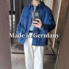ドイツ　ユーロヴィンテージ　ヘリンボーン　ワークジャケット　HBT