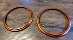 [未使用] 86 ZN6 BRZ ZC6 エアコン カバー(2枚) オレンジのサムネイル