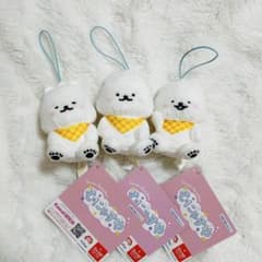 サンリオ むにゃすや マスコット ぽっきょくてん　3種　3点　ぬいぐるみ