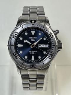 完動美品「二次電池交換済】SEIKO AGS SCUBA 5M23-6A60 - メルカリ