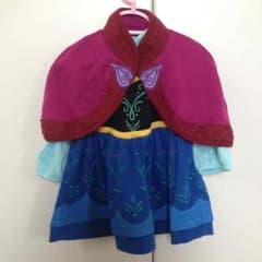 アナ 雪  長袖ドレスセット 80のサムネイル