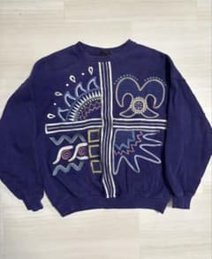 santa fe紫色 グラフィックスウェット - メルカリ