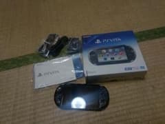 ※PS Vita 本体 ブラック一式(良ジャンク)のサムネイル