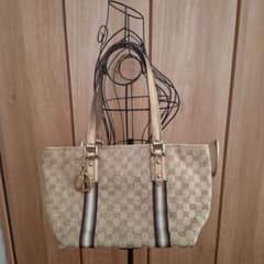 Gucci GGキャンバス トートバッグ ゴールドのサムネイル