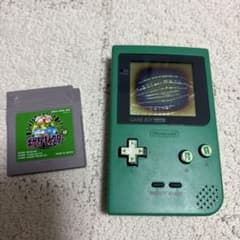 ジャンク品 任天堂 ゲームボーイポケット 本体 ポケモンソフト付き