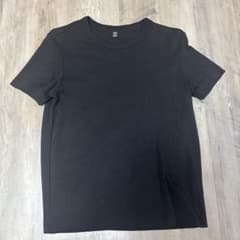 GU クルーネックTシャツ ブラック Mサイズのサムネイル